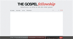 Desktop Screenshot of gospelfellowship.dk