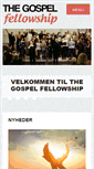 Mobile Screenshot of gospelfellowship.dk